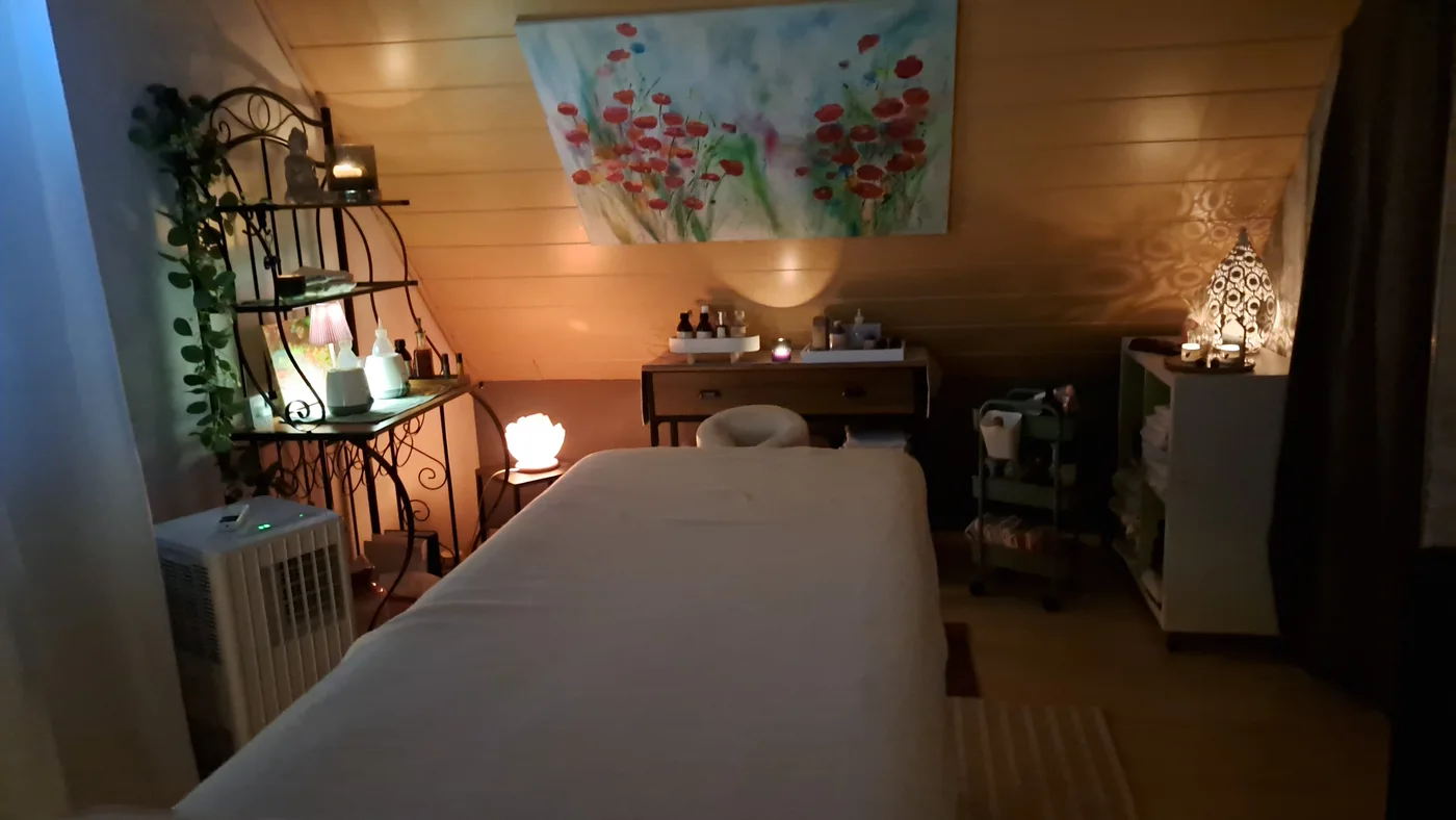 Massageliege in den Behandlungsräumen in Ubstadt-Weiher